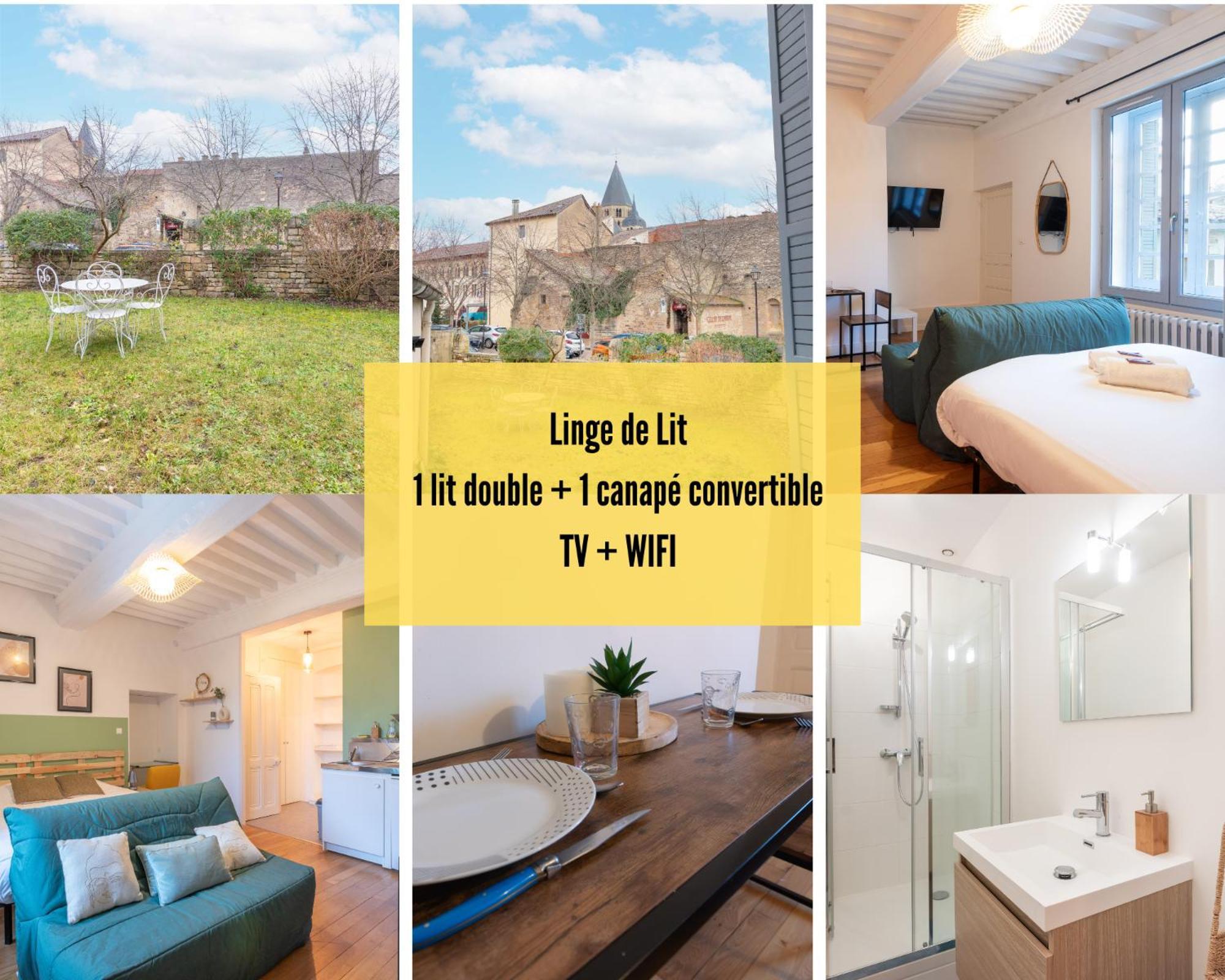 Cabana & La Place De L'Abbaye - Centre-Ville, Jardin Cluny Zewnętrze zdjęcie